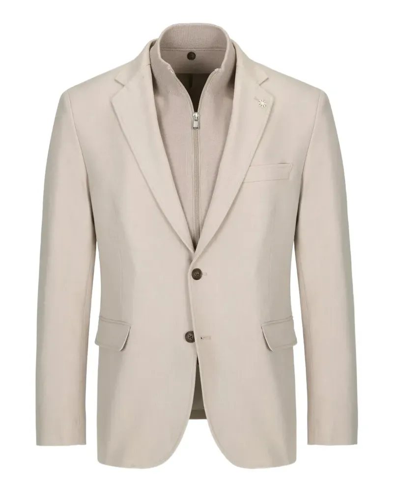 Manuel Ritz Sakko im Layering-Look - Nude Nude