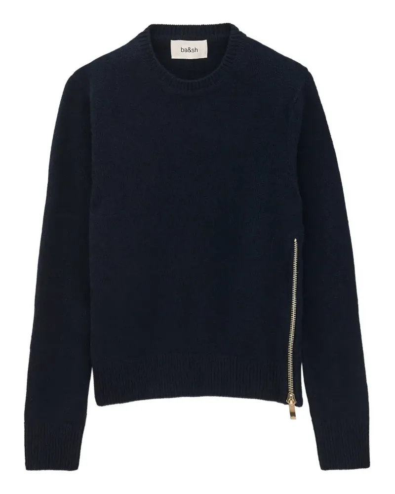 ba&sh Cheyla Pullover mit Reißverschluss - Blau Blau