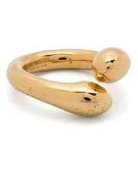 Jil Sander Vergoldeter Ring Gold