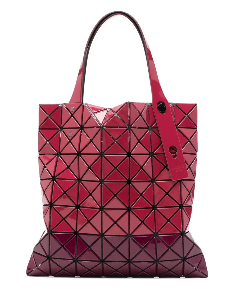 Issey Miyake Prism geometric-pattern tote bag - Rot Rot
