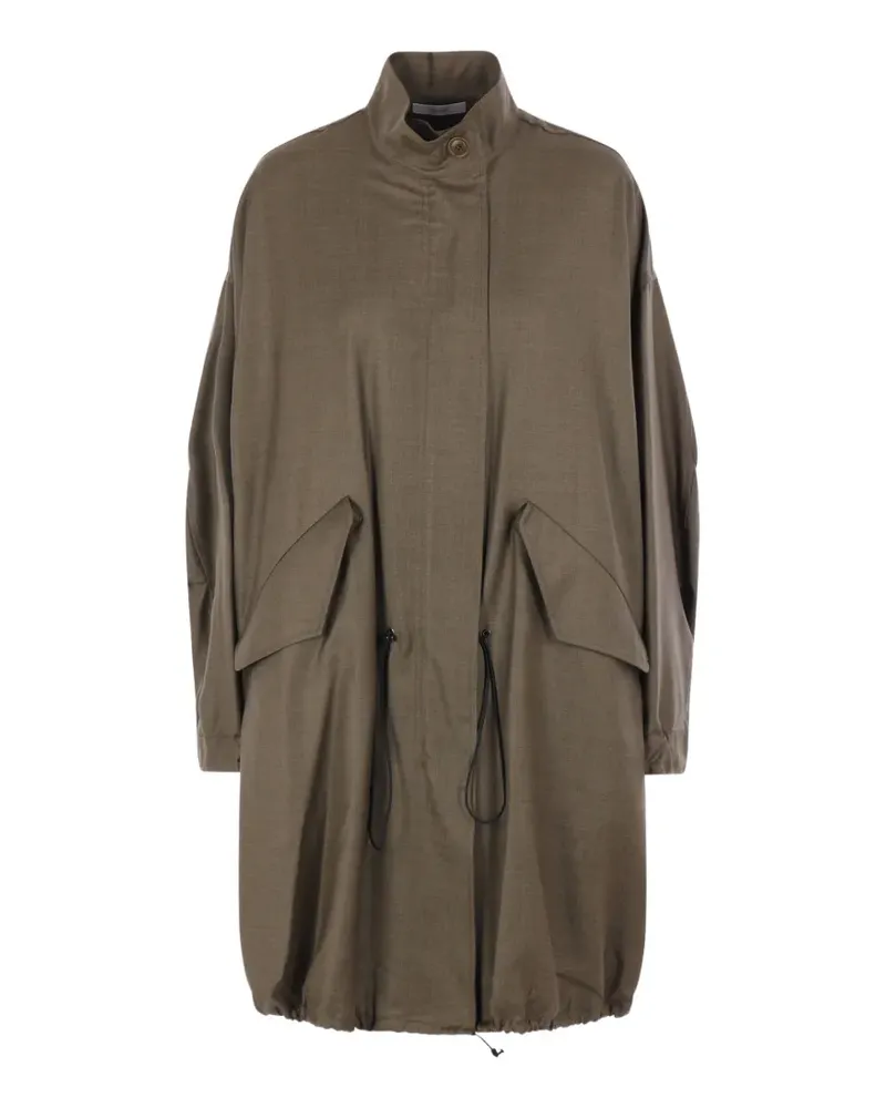 Dušan oversized wool parka - Grün Grün