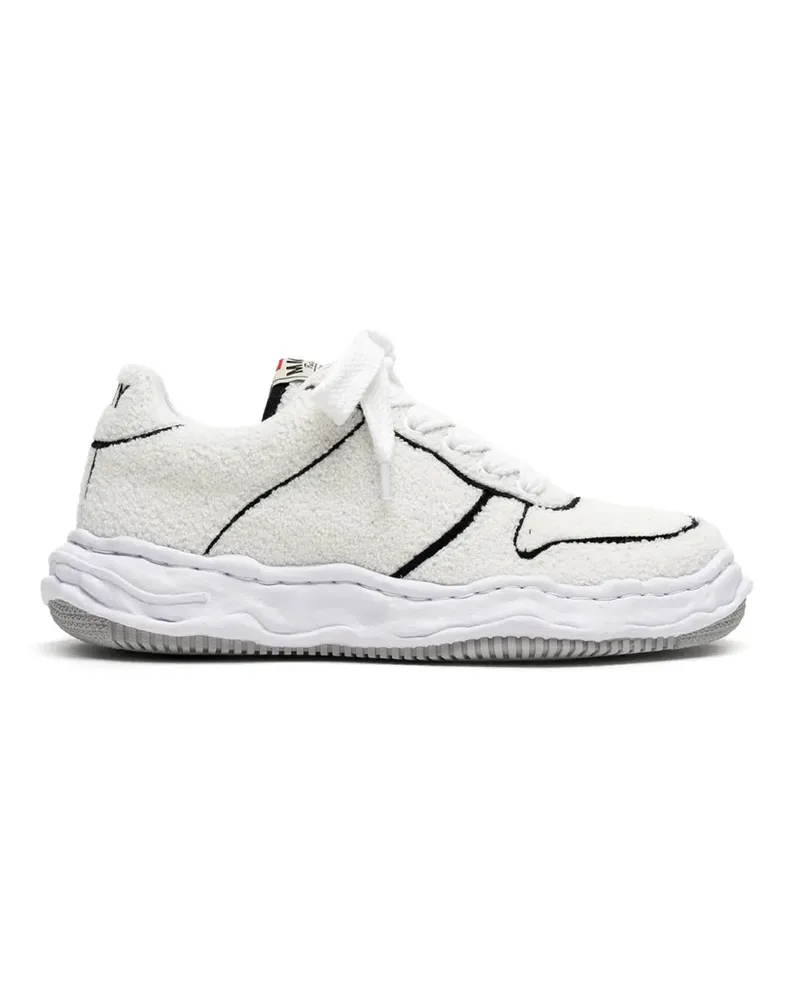 MIHARAYASUHIRO Wayne bouclé-knit chunky-sole sneakers - Weiß Weiß