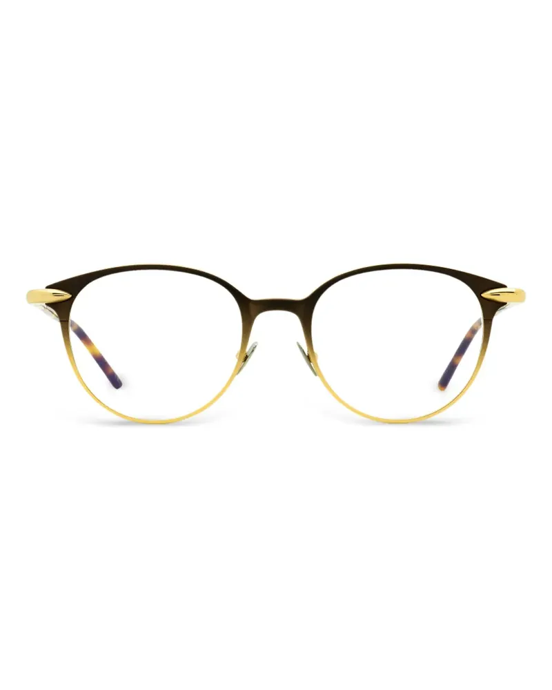 Pomellato Griffe oval-frame glasses - Gold Gold