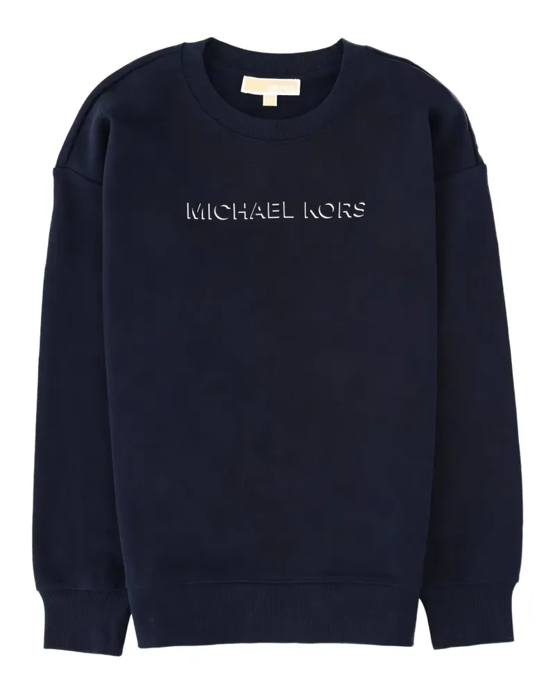 Michael Kors logo-print sweater - Blau Blau