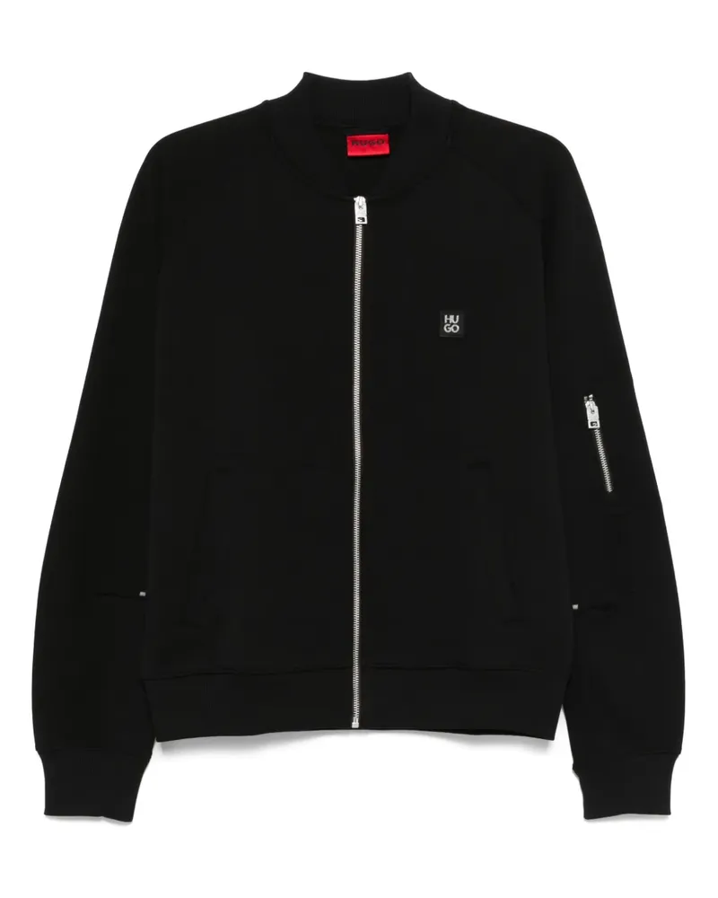 HUGO BOSS Sweatshirt aus Jersey - Schwarz Schwarz