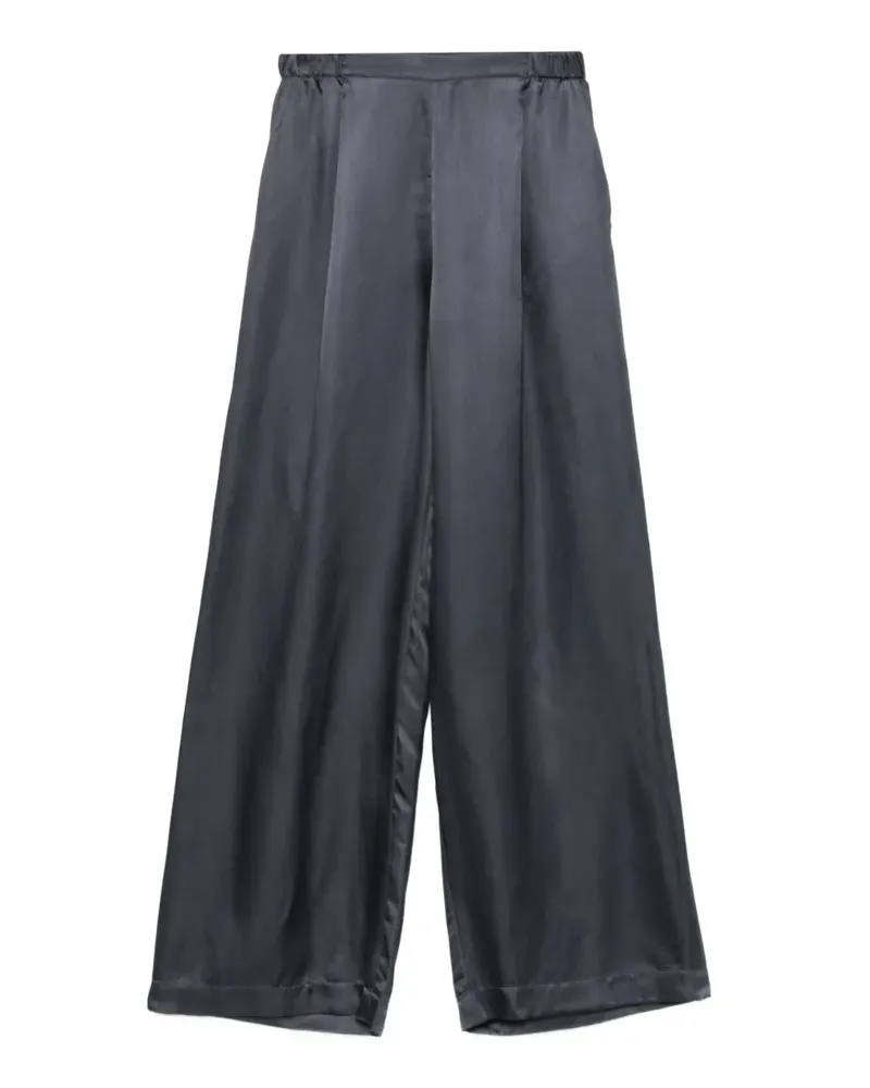 Carine Gilson Weite Hose aus Satin - Grau Grau