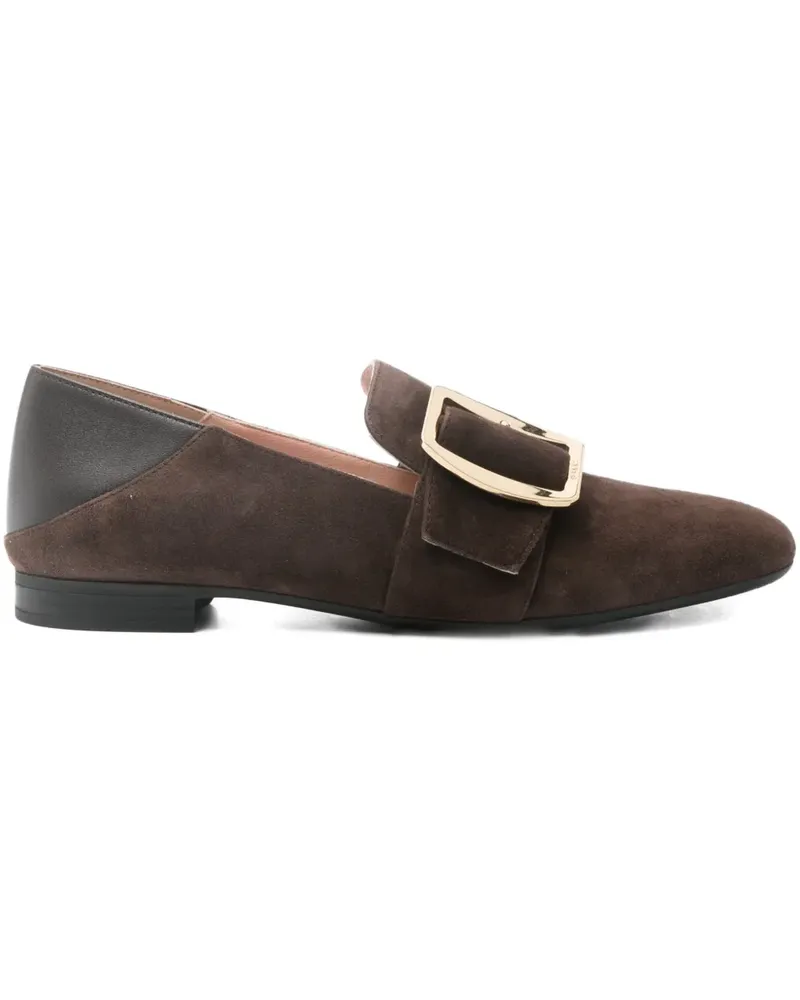 Bally Boucle Loafer mit runder Kappe - Braun Braun