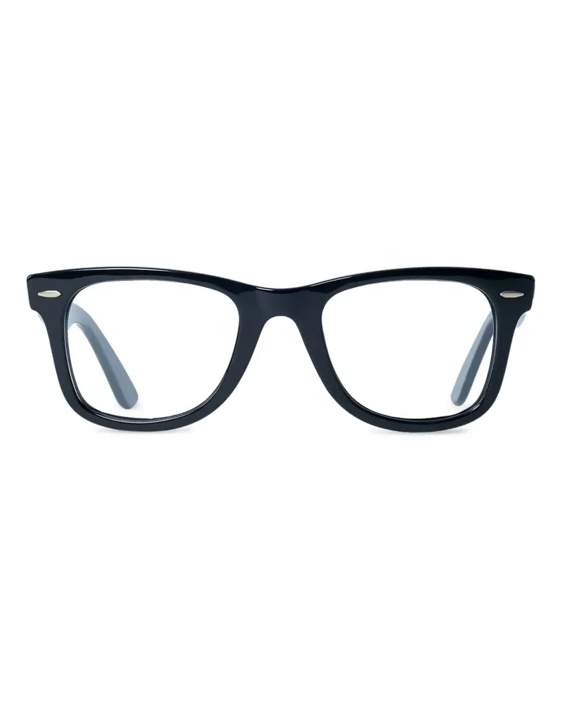 Ray Ban Brille mit eckigem Gestell - Schwarz Schwarz