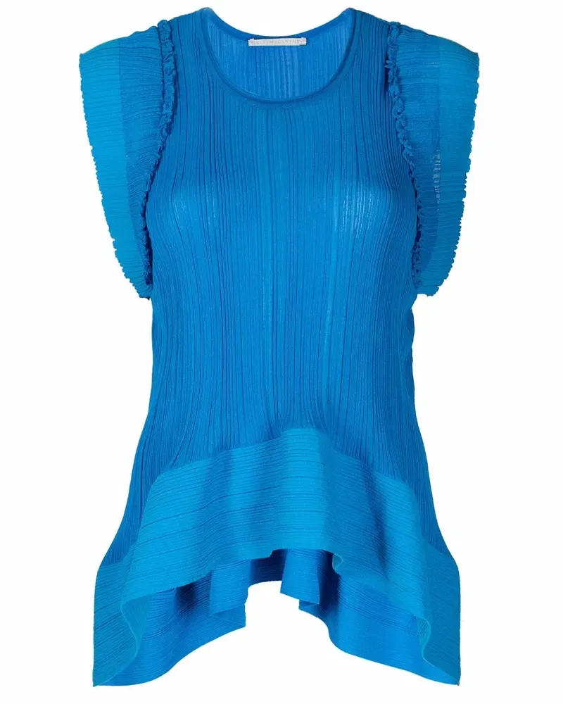 Stella McCartney Zweifarbiges Oberteil - Blau Blau
