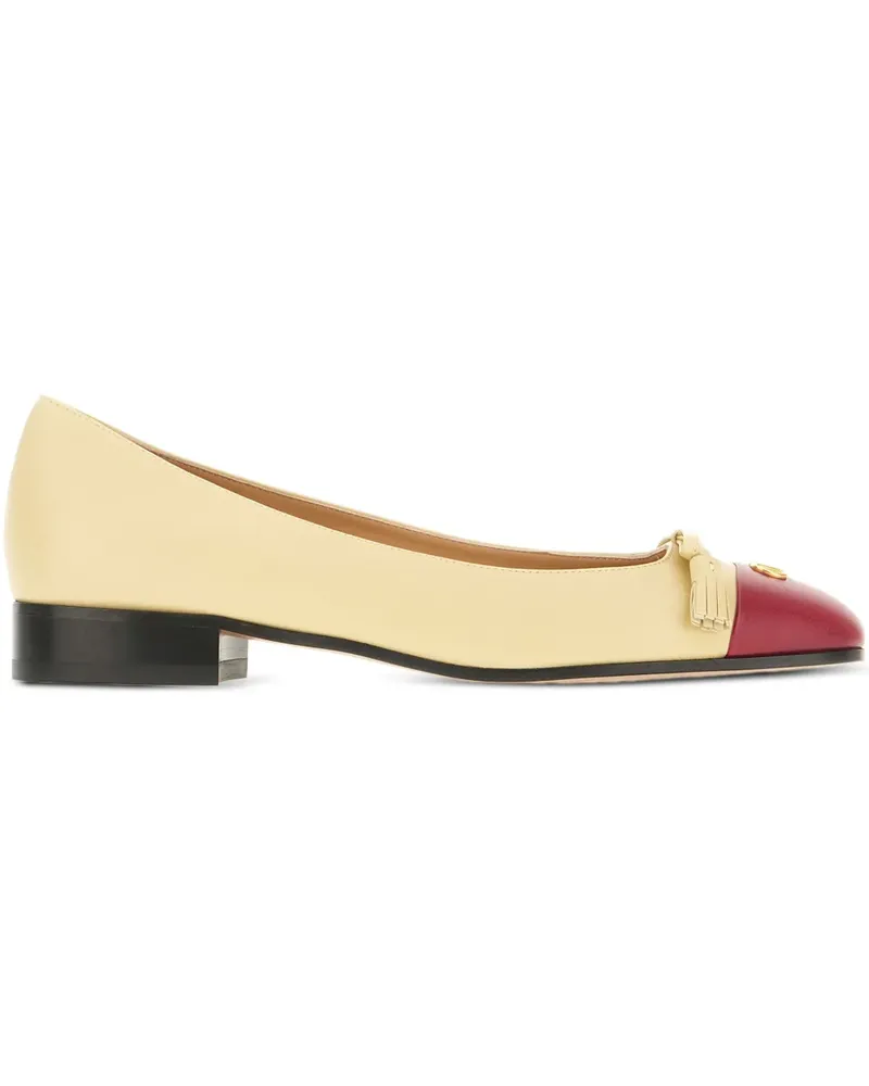 Valentino Garavani Flache Pumps mit Quasten - Nude Nude