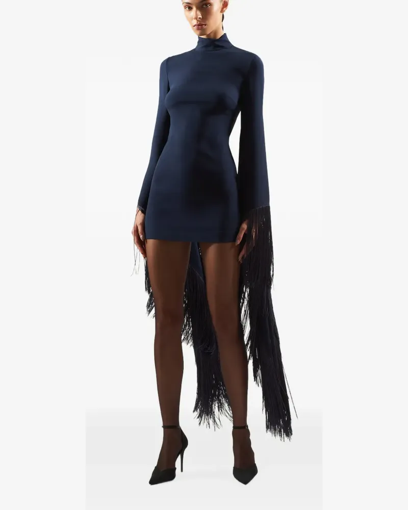 Taller Marmo Dragon Maxikleid mit weiten Ärmeln - Blau Blau