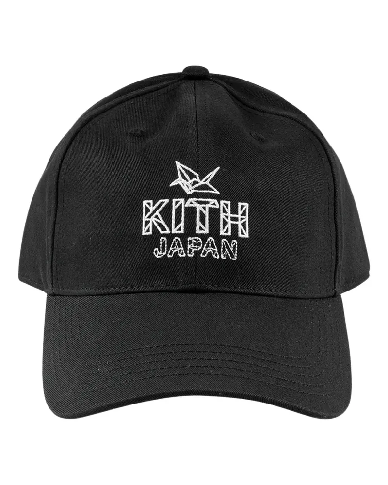 KITH Japan Twill Aaron Dad baseball hat - Schwarz Schwarz
