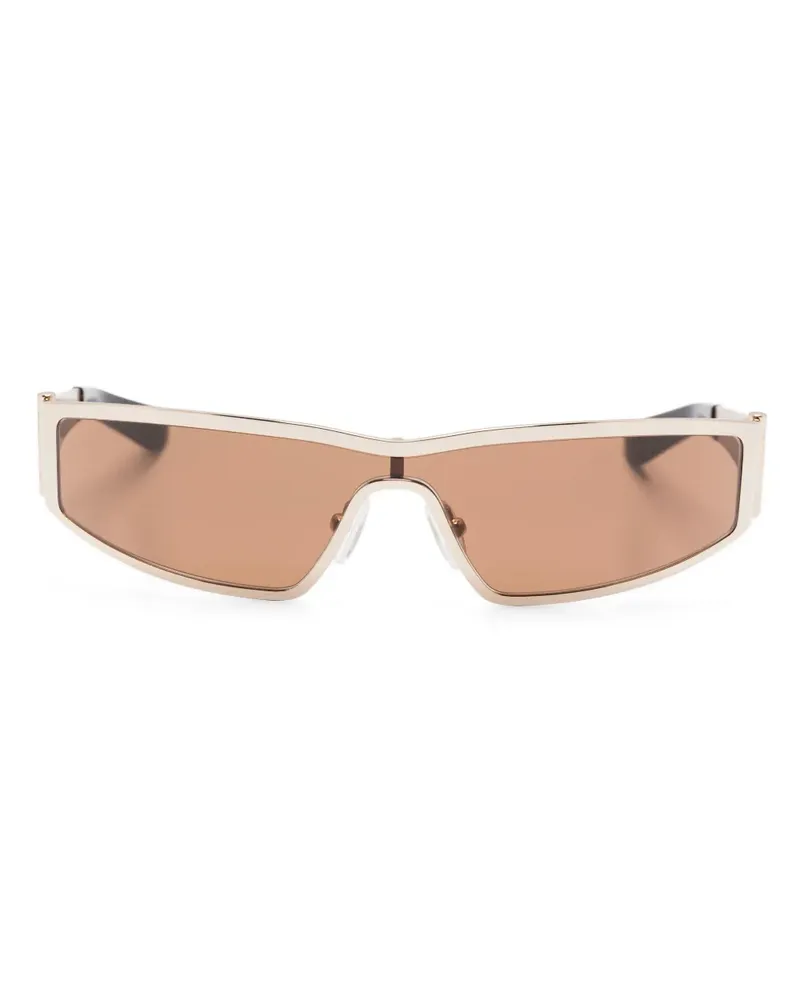 Alexander McQueen AM0491S 003 Sonnenbrille - Gold Gold