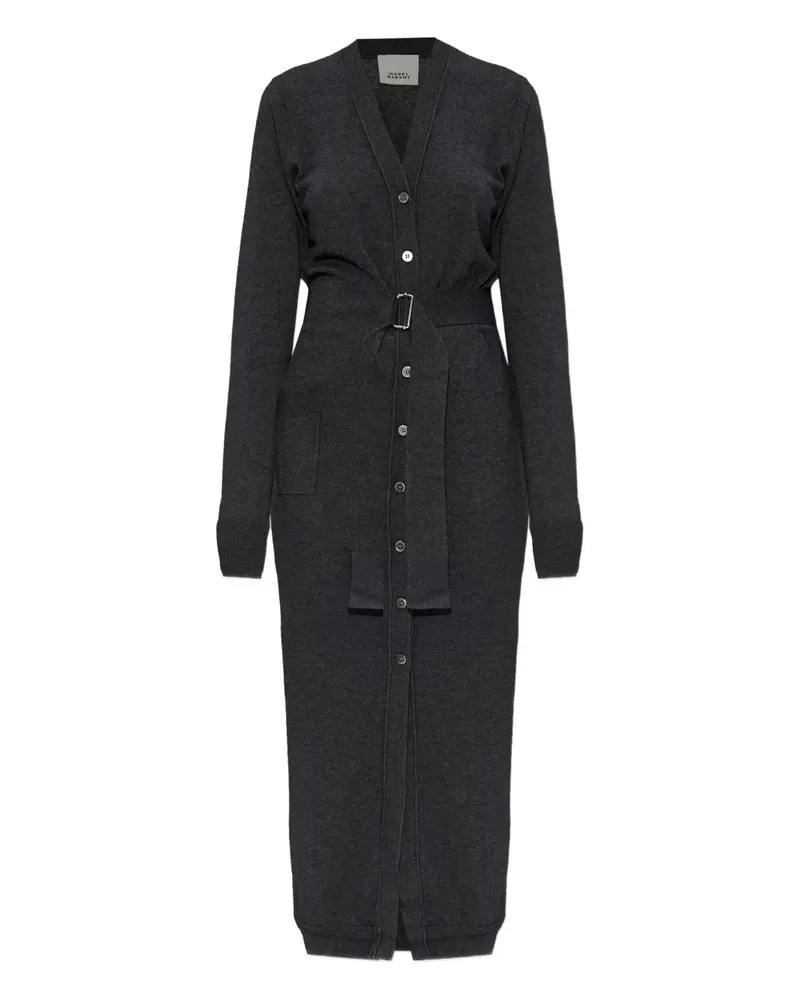 Isabel Marant Cardigan mit Gürtel - Grau Grau