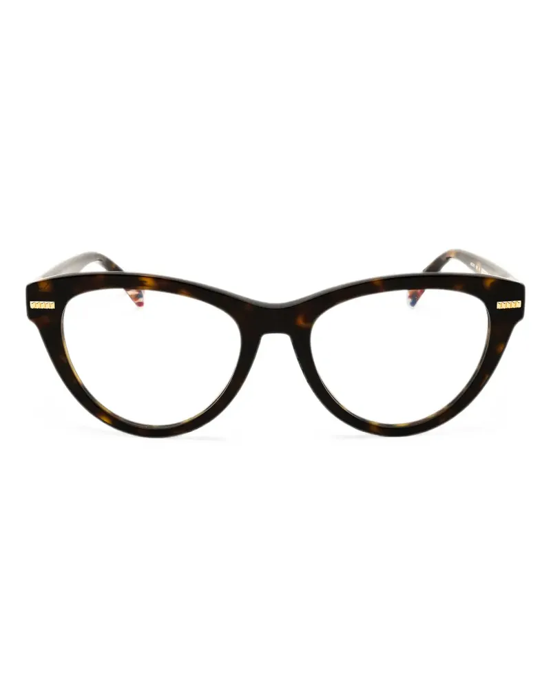 Missoni Cat-Eye-Brille in Schildpattoptik - Braun Braun