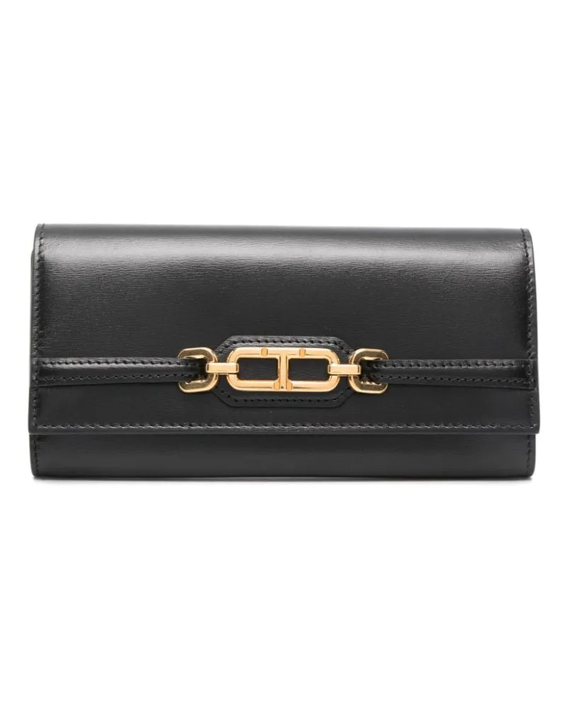 Tom Ford Whitney Continental Portemonnaie Schwarz