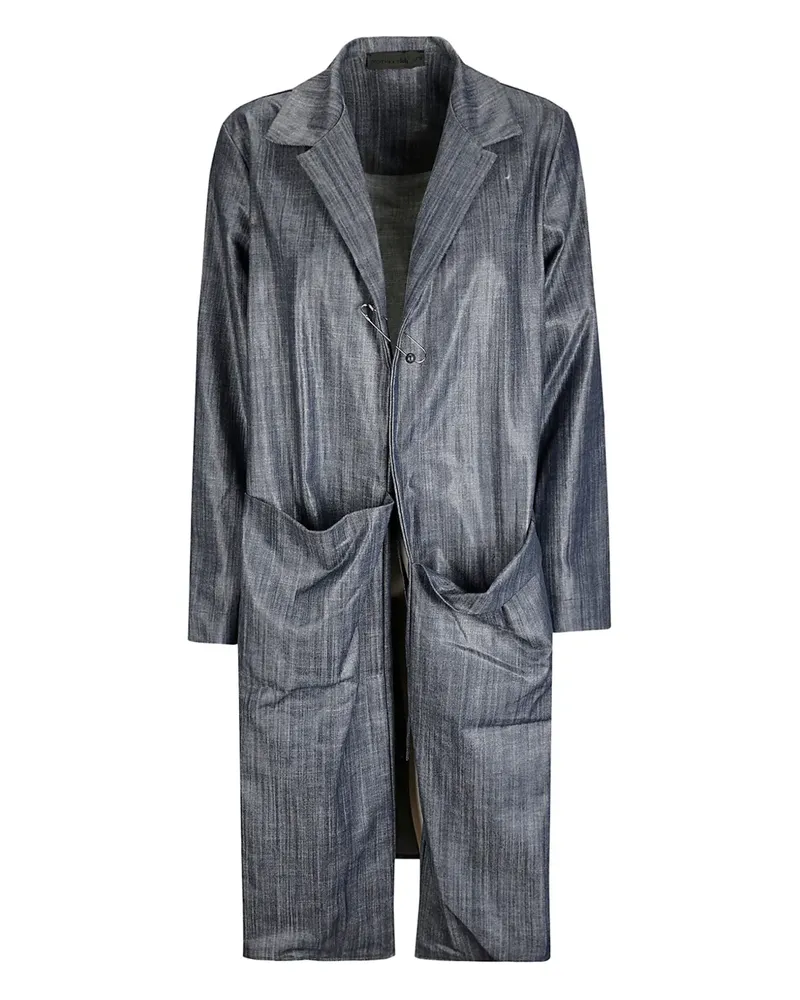 Maria Calderara Chambray-Mantel - Blau Blau