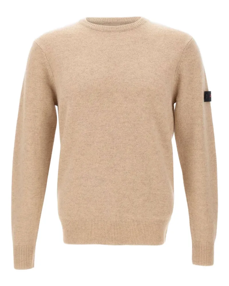 Peuterey Pullover mit Logo-Patch - Nude Nude
