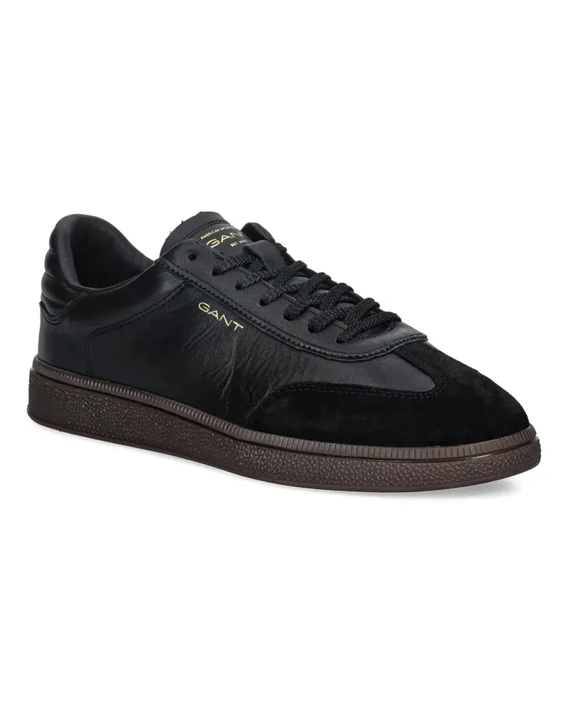 Gant suede-panel sneakers - Schwarz Schwarz