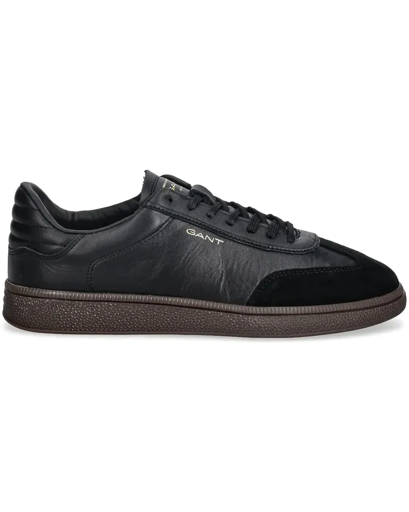Gant suede-panel sneakers - Schwarz Schwarz