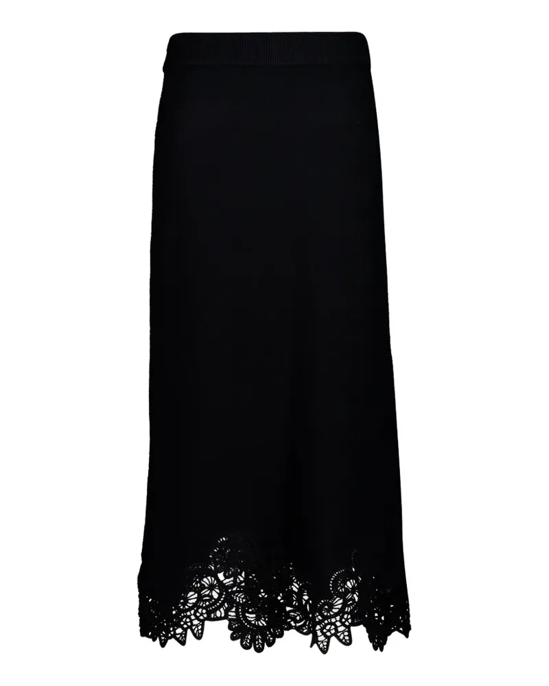 Zimmermann Luna midi skirt - Schwarz Schwarz