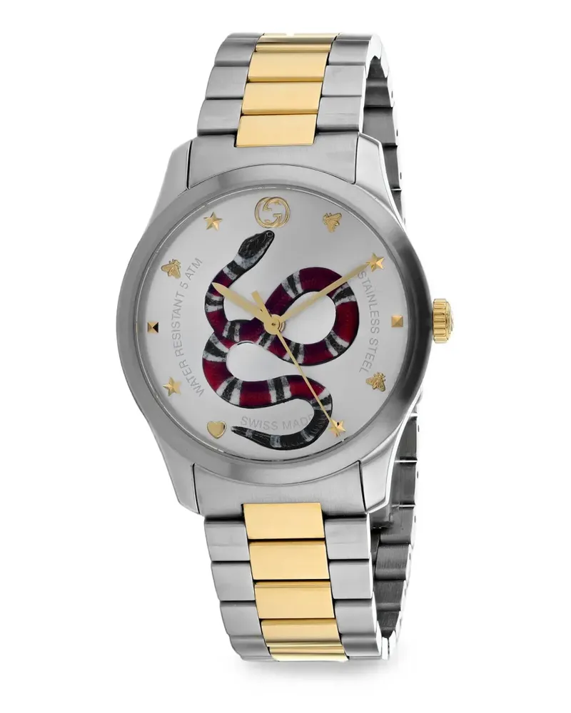 Gucci G-Timeless Snake 38mm watch - Weiß Weiß