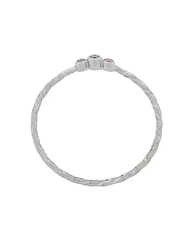 Maria Black 14kt 'Jessa' Weißgoldring mit Diamanten - Metallic Metallic