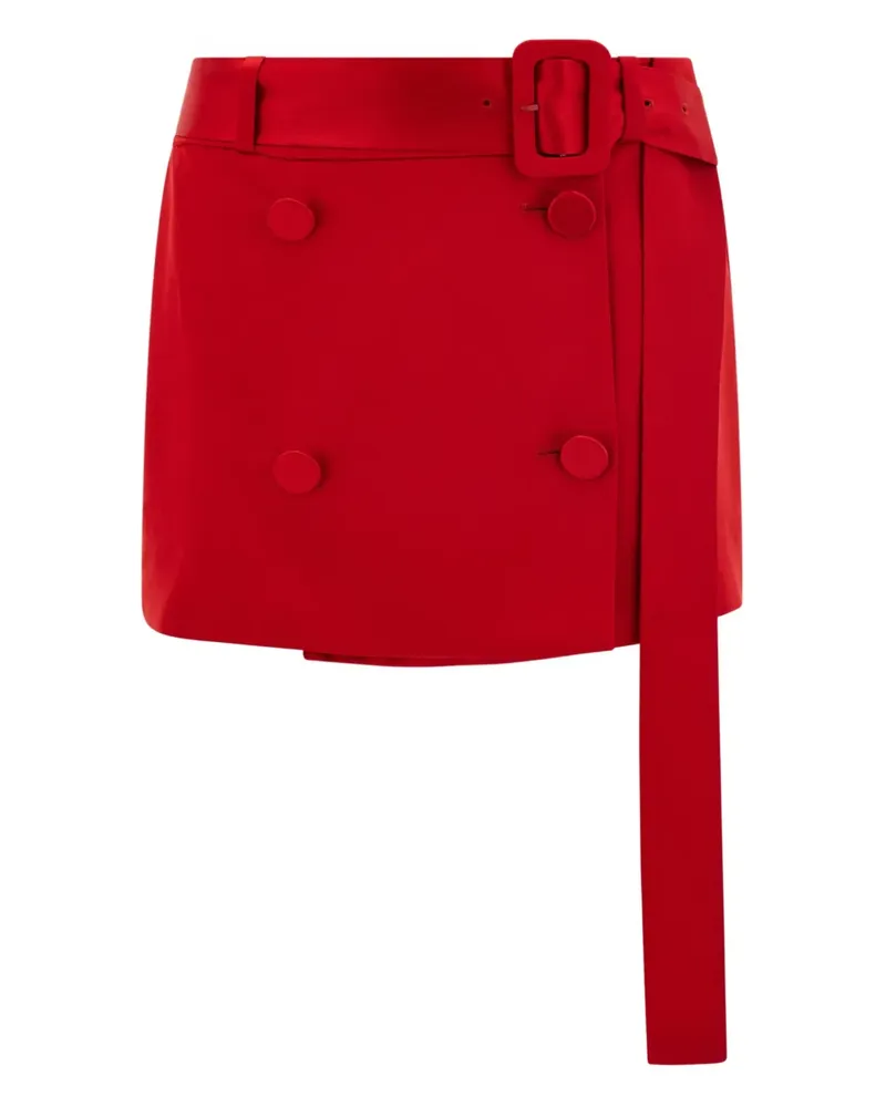 Ferragamo Minirock mit Knöpfen - Rot Rot