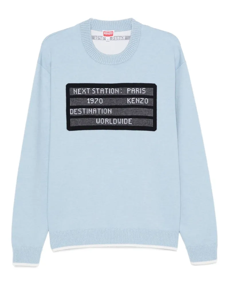 Kenzo Klassischer Pullover - Blau Blau