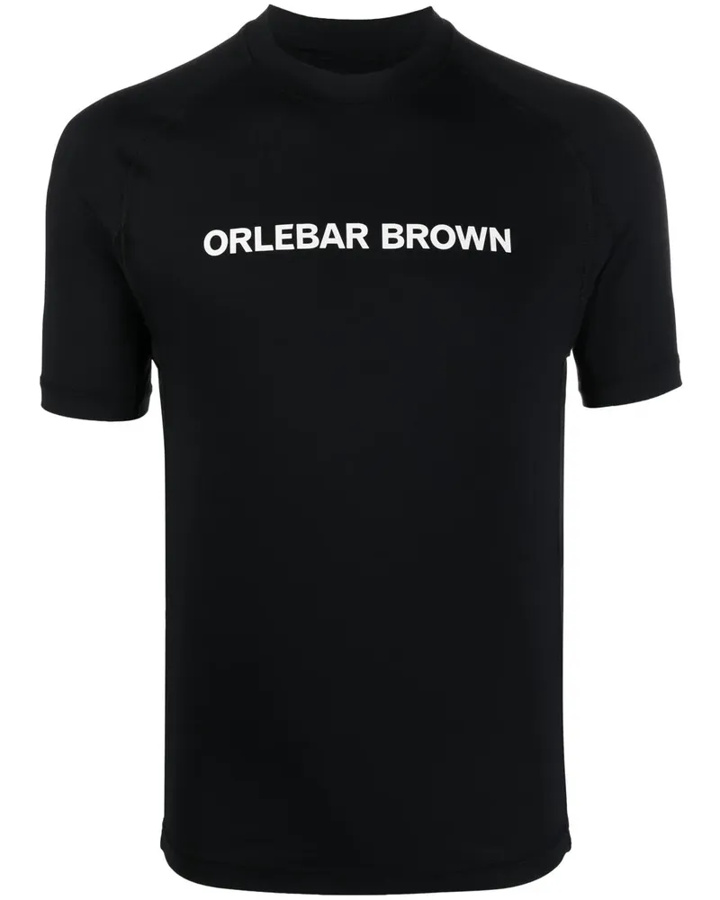 Orlebar Brown Bray T-Shirt mit Logo-Print - Schwarz Schwarz