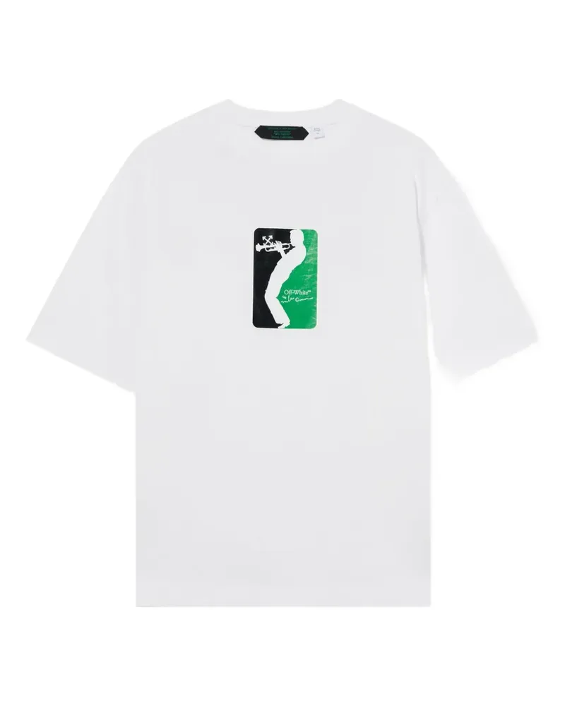 OFF-WHITE Mr. Davis League Skate T-Shirt - Weiß Weiß