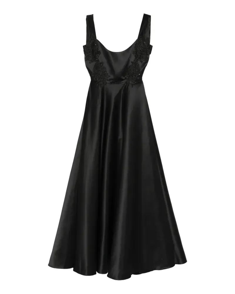 ALCHEMY Lia lace-appliqué maxi dress - Schwarz Schwarz