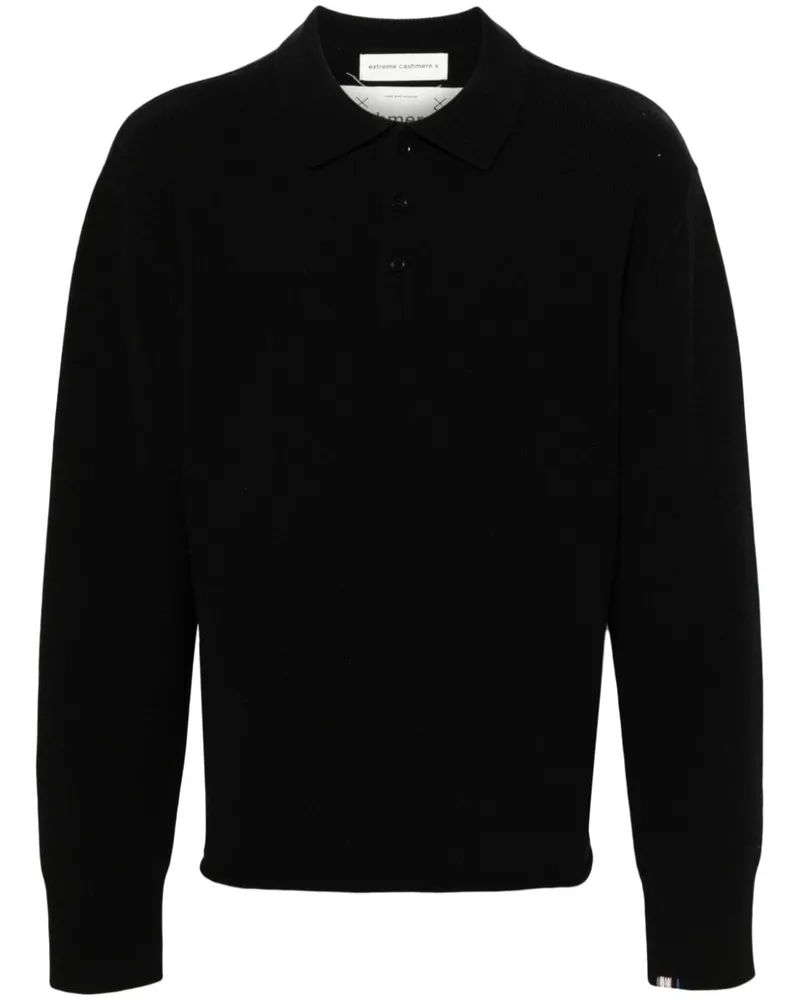 extreme cashmere N°357 Marylebone Pullover - Schwarz Schwarz
