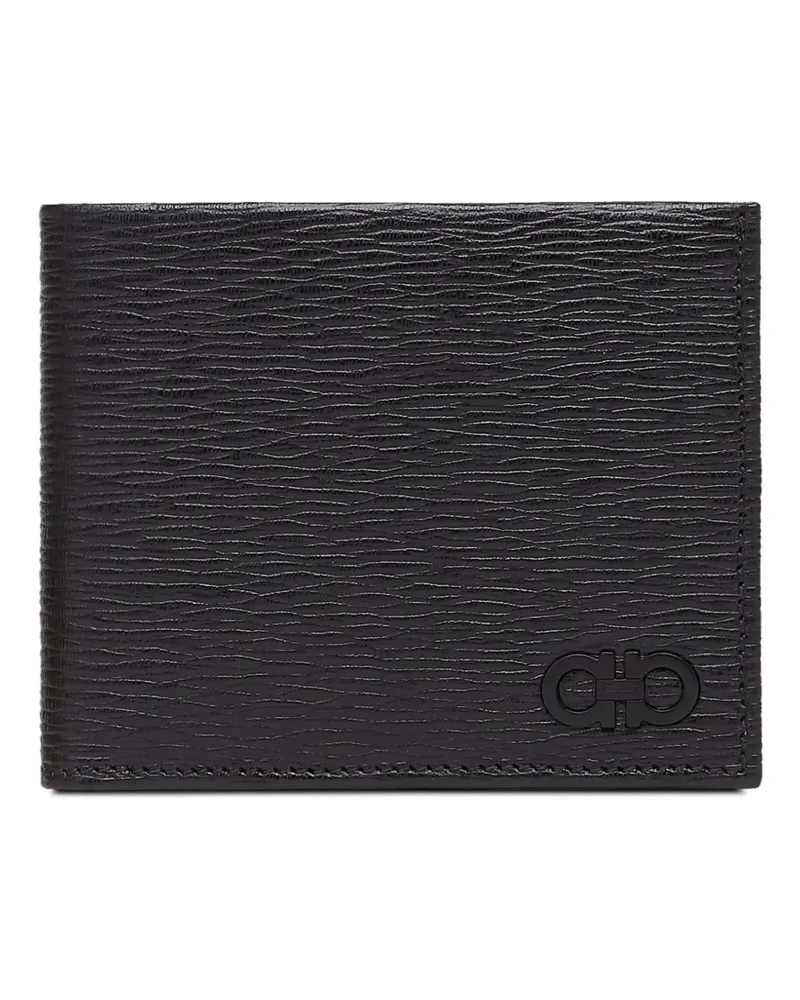 Ferragamo Portemonnaie mit Gancini-Detail - Schwarz Schwarz