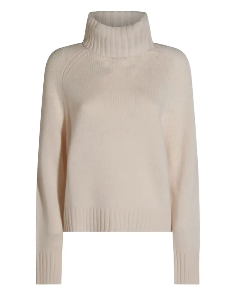 ALLUDE Gerippter Rollkragenpullover - Nude Nude