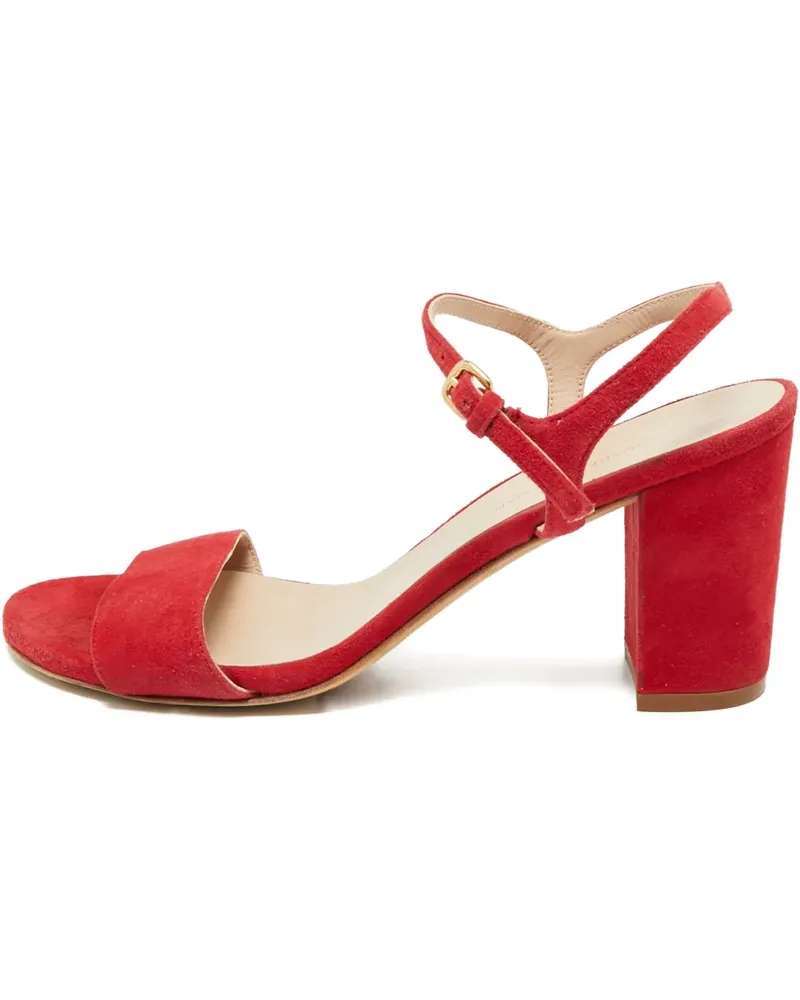 Stuart Weitzman Nudist Sandalen mit Knöchelband - Rot Rot