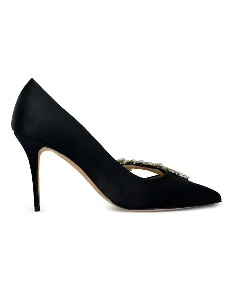 Manolo Blahnik Verzierte Nadira Pumps - Schwarz Schwarz
