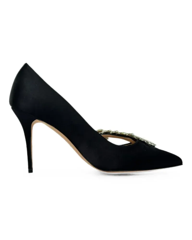 Manolo Blahnik Nadira embellished pumps - Schwarz Schwarz