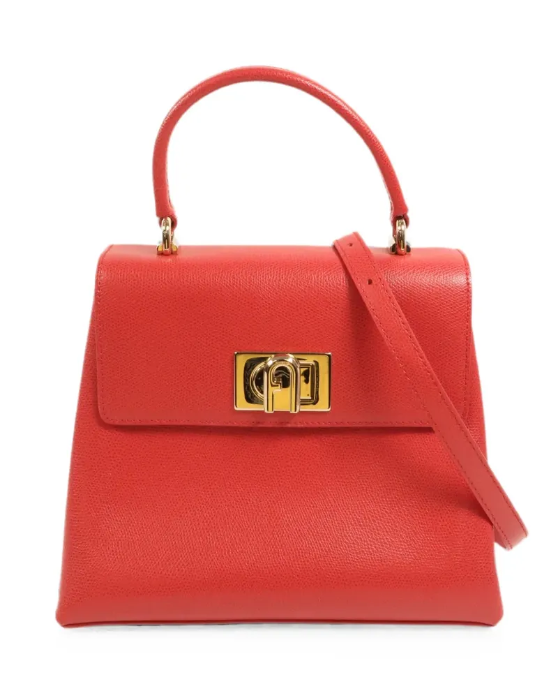 Furla leather tote bag - Rot Rot