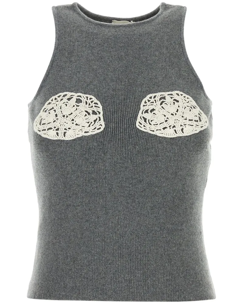 Magda Butrym Gestricktes Oberteil - Grau Grau