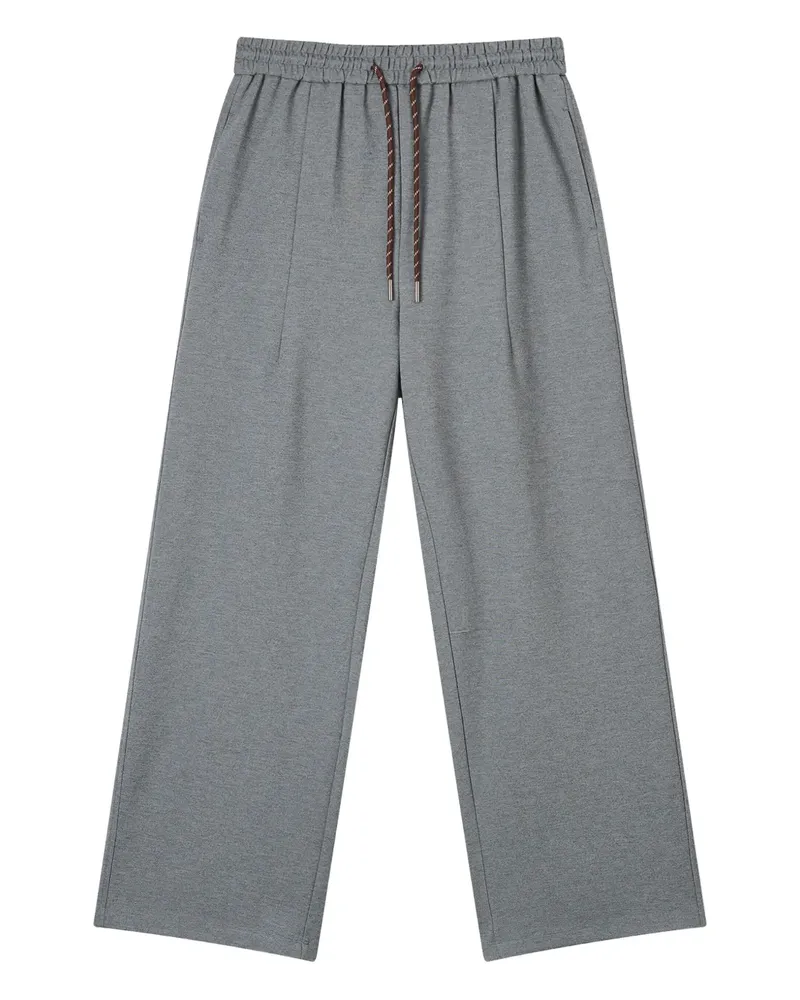 b+ab Hose mit weitem Bein - Grau Grau