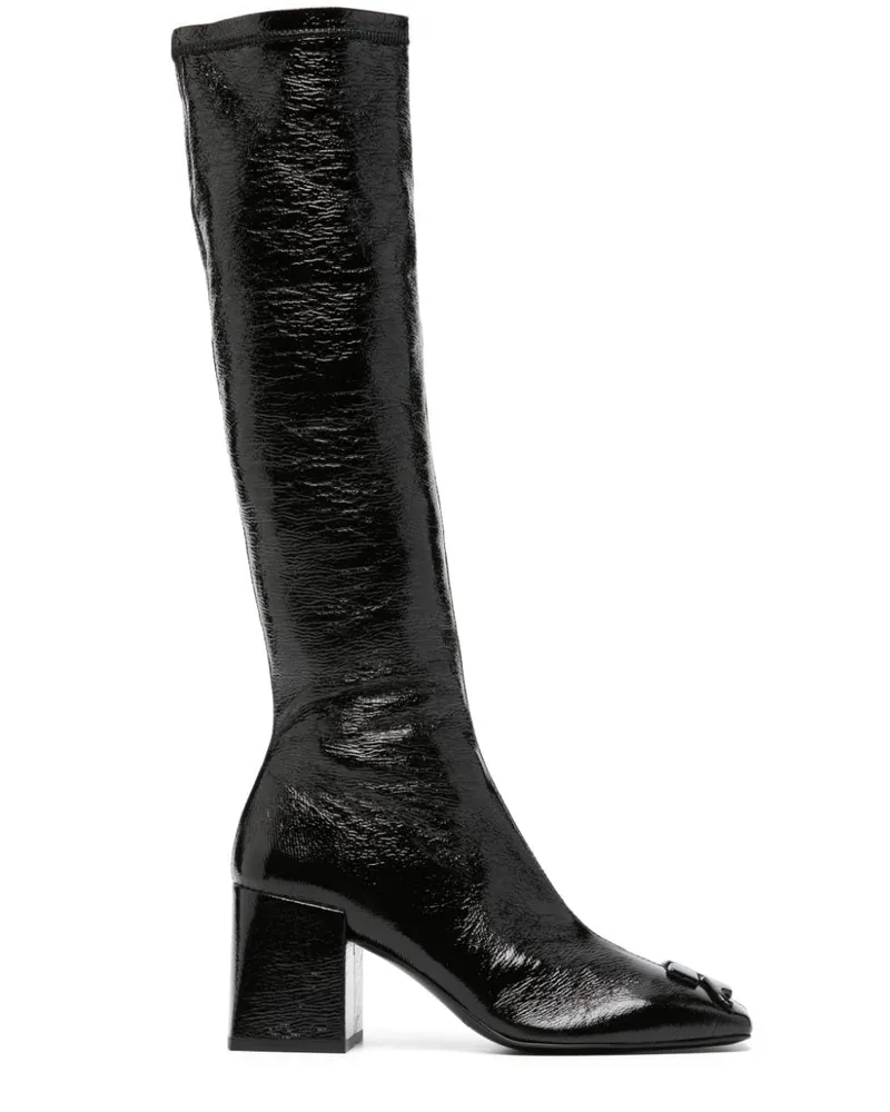 Courrèges Stiefel mit hohem Schaft 75mm - Schwarz Schwarz