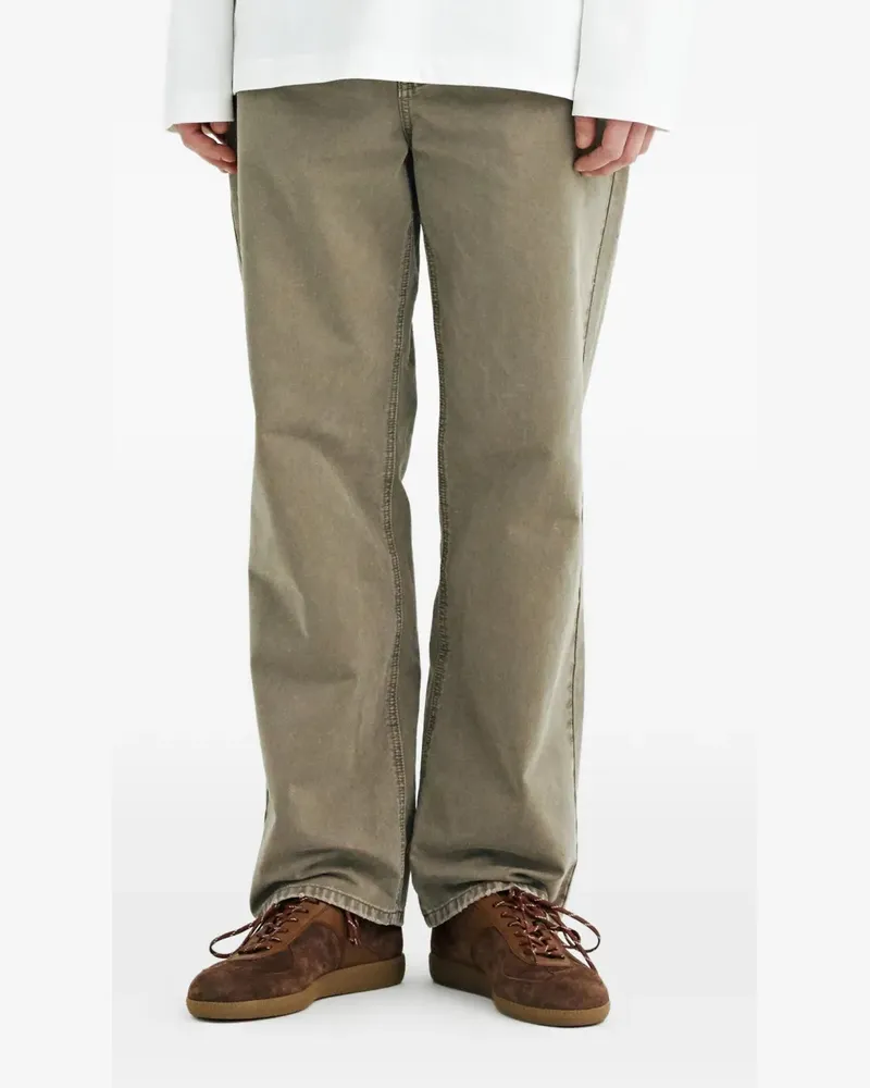 SOLID HOMME straight-leg trousers - Nude Nude