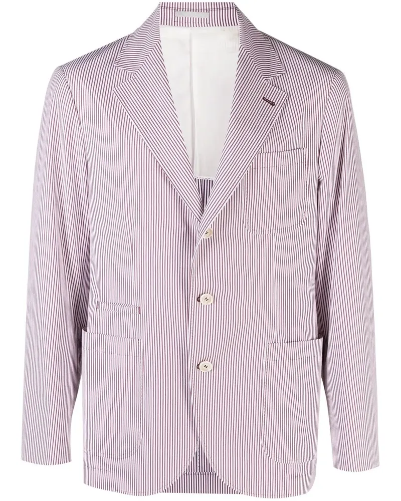 Brunello Cucinelli Einreihiges Sakko - Weiß Weiß
