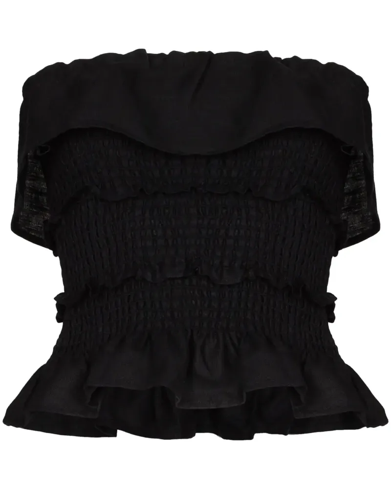 Reformation Millet Top - Schwarz Schwarz