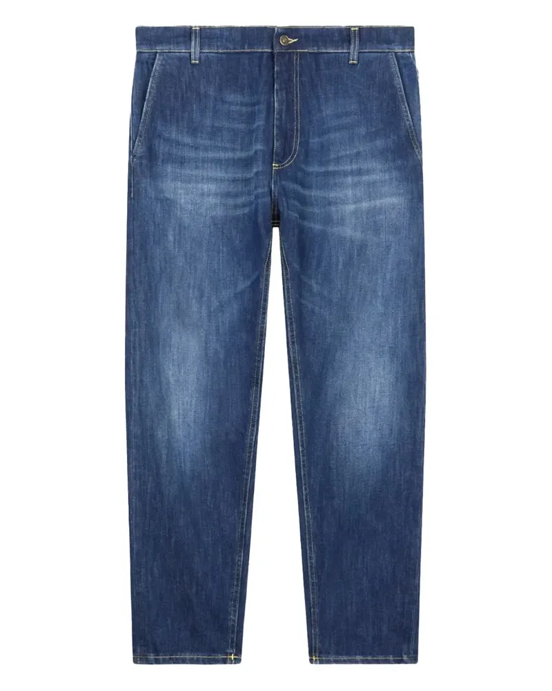 Dondup Jeans mit Logo-Detail - Blau Blau