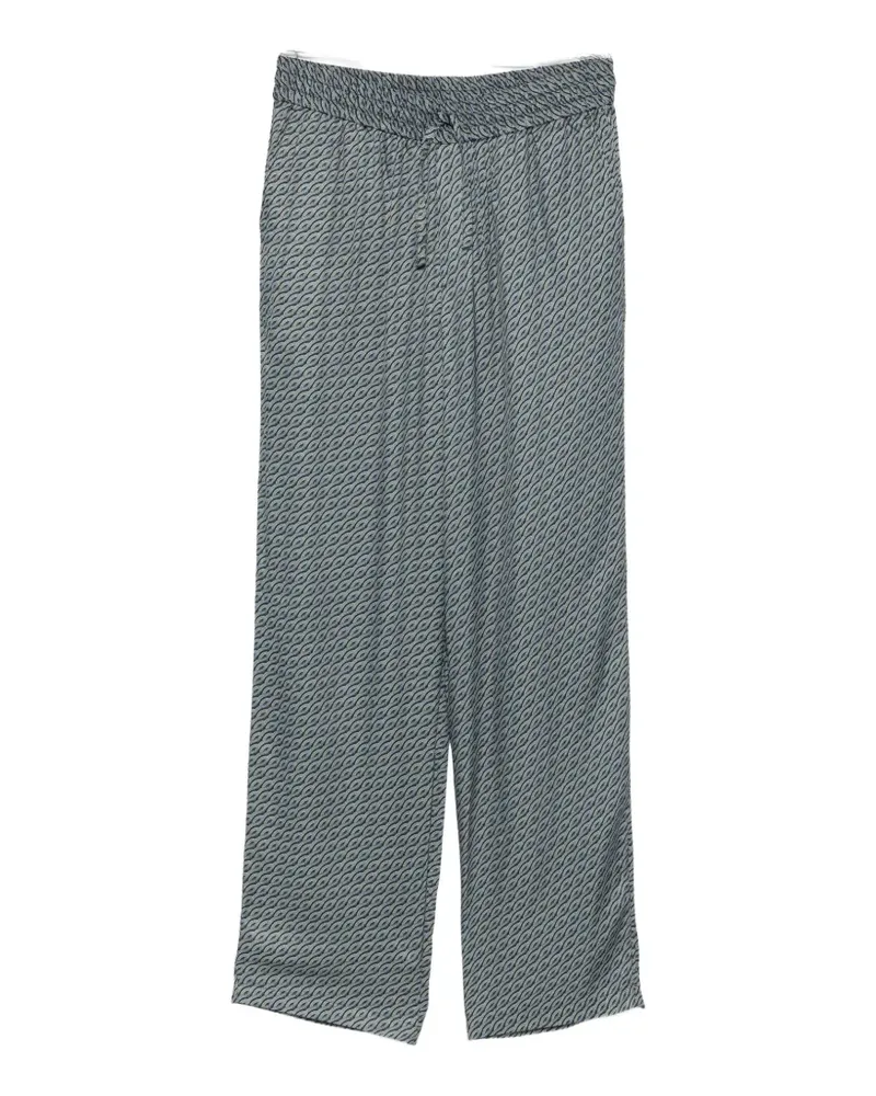 Drôle de Monsieur Hose mit geometrischem Print - Blau Blau
