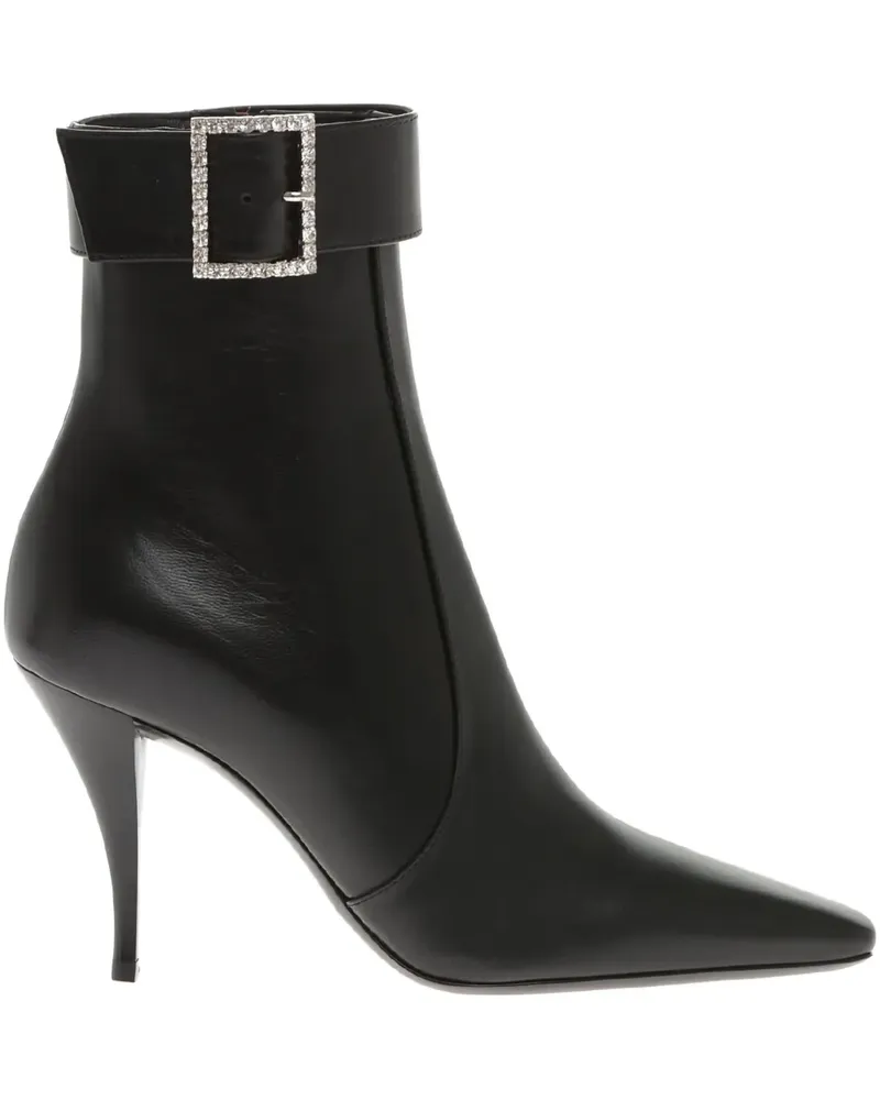 Saint Laurent Claude Stiefel 90mm - Schwarz Schwarz
