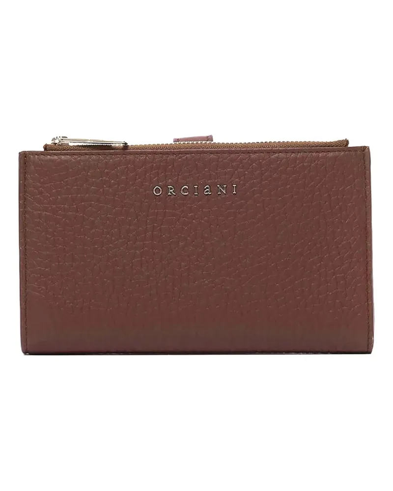 Orciani soft leather wallet - Braun Braun