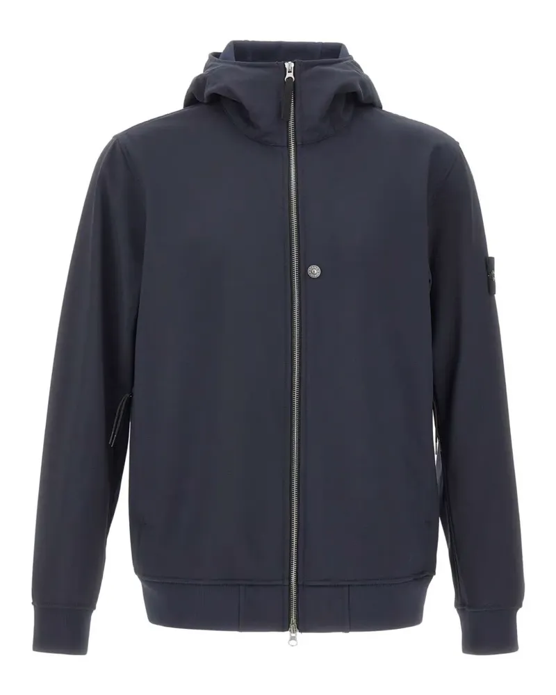 Stone Island Soft Shell-R e.dye Jacke mit Reißverschluss - Blau Blau